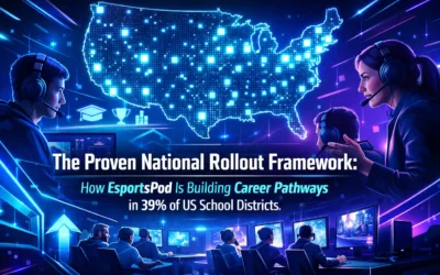 The Proven National Rollout Framework: How EsportsPod Is Building Career Pathways in 39% of US School Districts