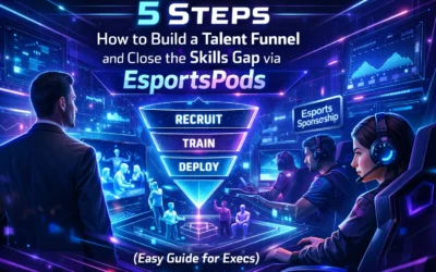 5 Steps How to Build a Talent Funnel and Close the Skills Gap via EsportsPods (Easy Guide for Execs)