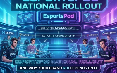 Why Everyone Is Talking About the EsportsPod National Rollout (And Why Your Brand ROI Depends on It)